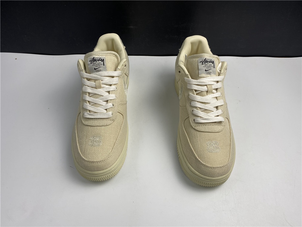 Stussy x Nike Air Force 1 Low Fossil Stone CZ9084-200